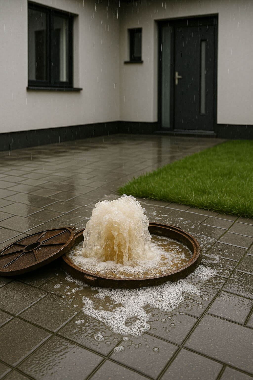 Débouchage regard extérieur