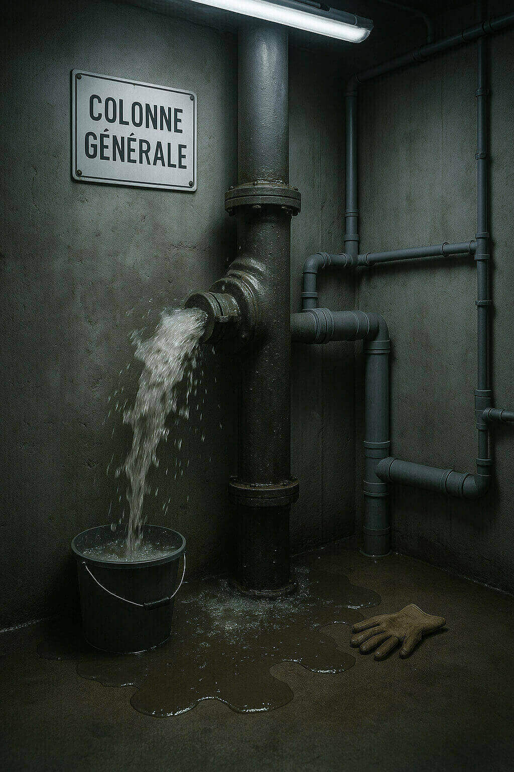 Débouchage colonne immeuble