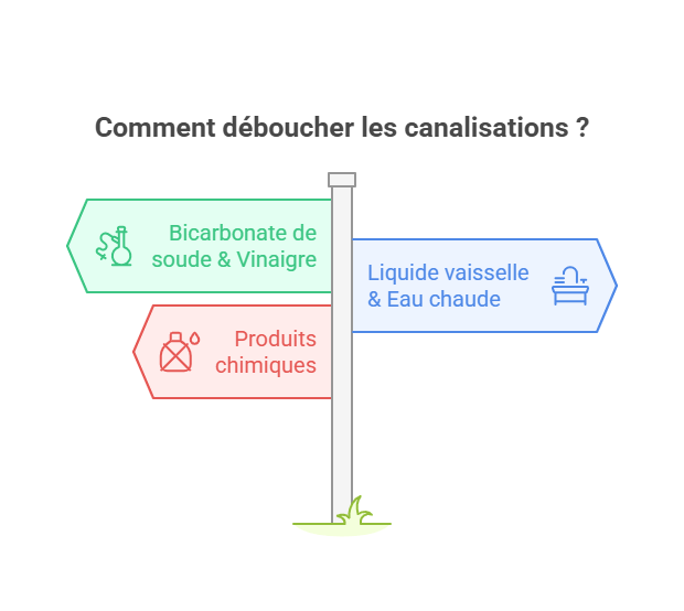 canalisation bouchée destop inéfficace