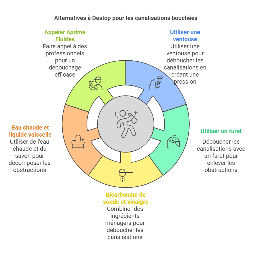 canalisation bouchée Destop inefficace