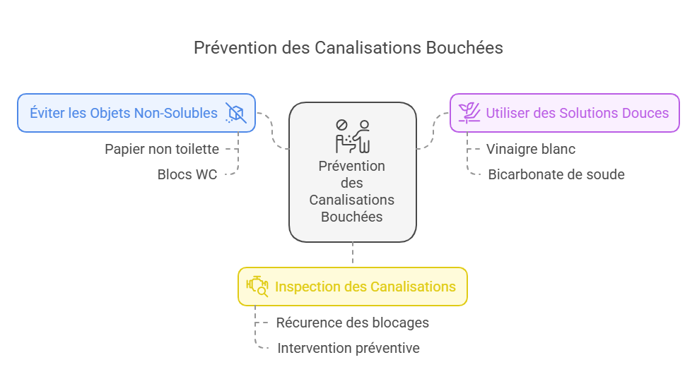 canalisation bouchée Destop inefficace